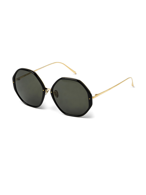 Alona 22kt Gold-Plated Sunglasses
