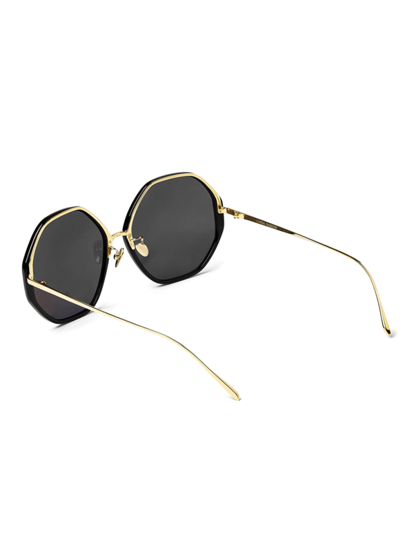 Alona 22kt Gold-Plated Sunglasses
