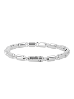 Sterling Silver 25g Segment Bracelet