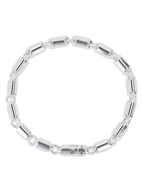 Sterling Silver 25g Segment Bracelet