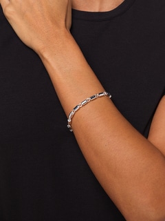 Sterling Silver 25g Segment Bracelet