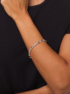 Sterling Silver 25g Segment Bracelet