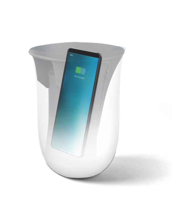 OBLIO Phone Sanitising And Wireless Charging Station