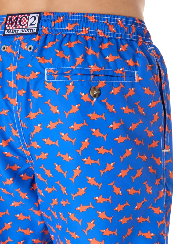 Fantasy Flat Shark Swimshorts