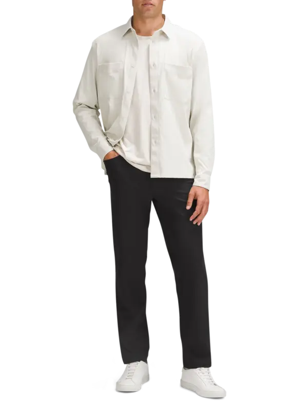 بنطال إيه بي سي بقصة مريحة و5 جيوب من قماش واربستريم مقاس 32 بوصة