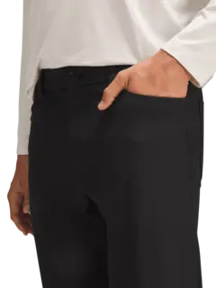 بنطال إيه بي سي بقصة مريحة و5 جيوب من قماش واربستريم مقاس 32 بوصة