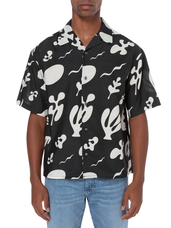 Noir Summer Print Shirt