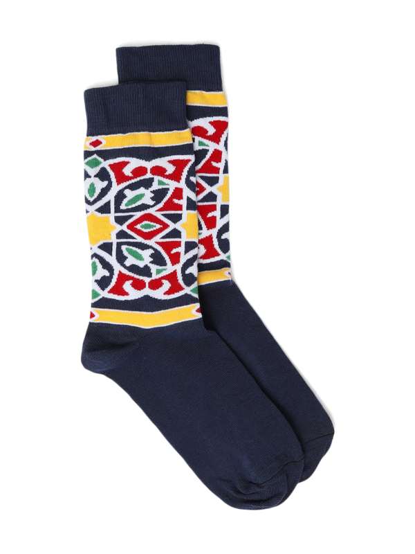 Blue Mid-calf Socks