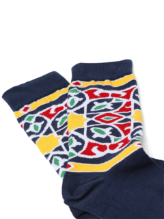 Blue Mid-calf Socks
