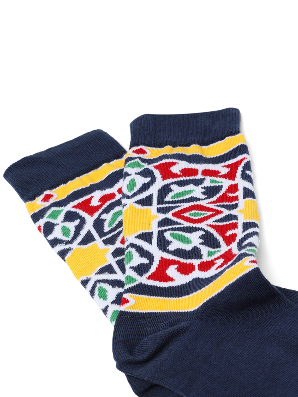 Blue Mid-calf Socks