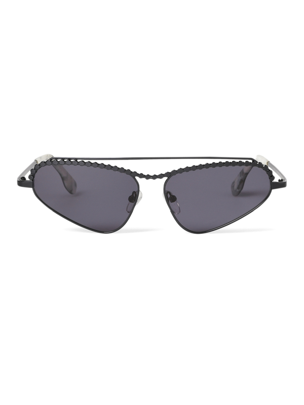 Metallic Black Sunglasses