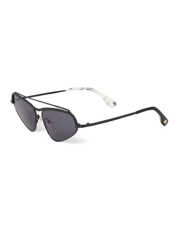 Metallic Black Sunglasses