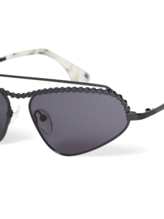 Metallic Black Sunglasses