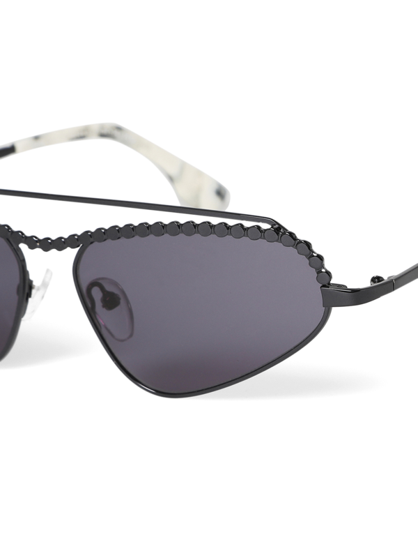 Metallic Black Sunglasses