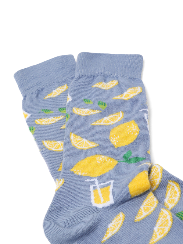 Blue Mid-calf Socks
