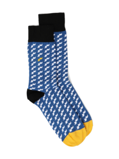 Blue Mid-calf Socks
