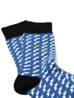 Blue Mid-calf Socks