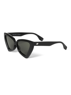 Cat-Eyed Black Sunglasses