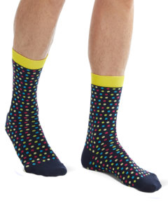 Blue Mid-calf Socks