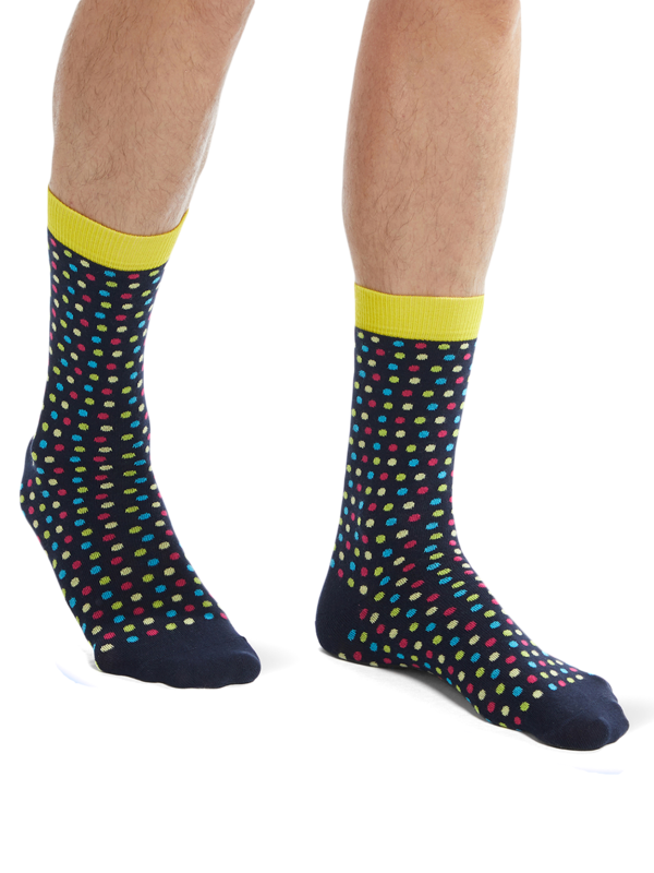 Blue Mid-calf Socks