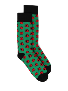 Green Mid-calf Socks
