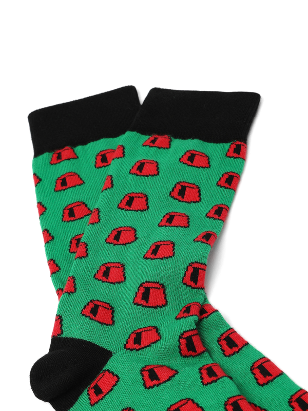 Green Mid-calf Socks