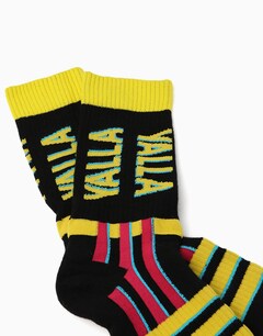 Black Mid-calf Socks