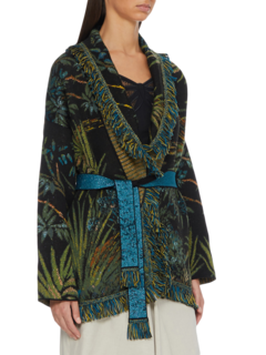 Breezy printed cardigan