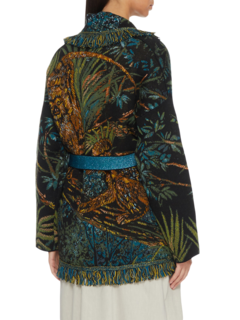 Breezy printed cardigan