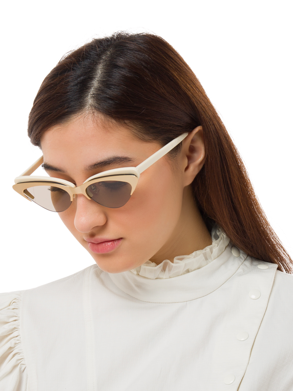 Slim Cat-Eye Sunglasses