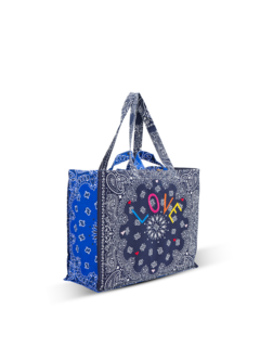 Maxi cabas navy indigo LOVE