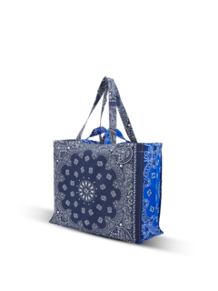 Maxi cabas navy indigo LOVE
