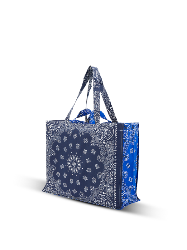 Maxi cabas navy indigo LOVE