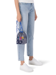 Mini bucket bag navy indigo LOVE