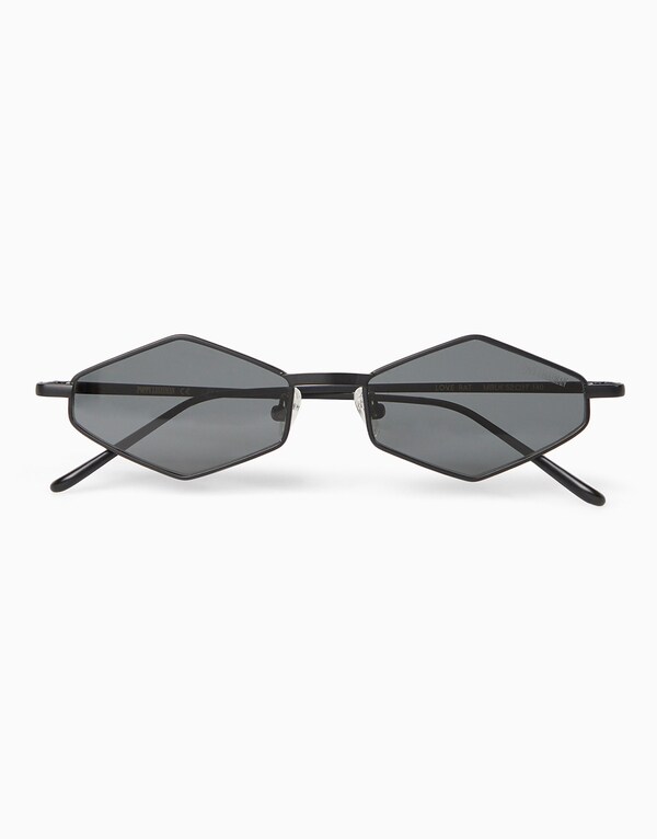 Black Love Rat Hexagonal Shades