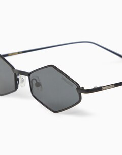 Black Love Rat Hexagonal Shades