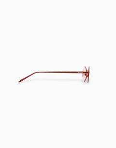 Red Love Rat Hexagonal Shades