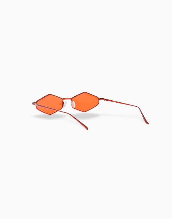 Red Love Rat Hexagonal Shades