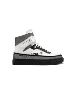 سنيكرز برقبة عالية ونعل مطاطي للرجال