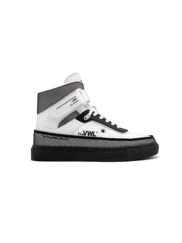 سنيكرز برقبة عالية ونعل مطاطي للرجال