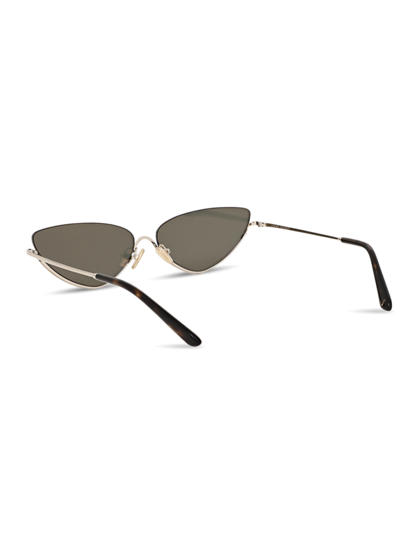 Gray Cruise Half Frame Cat-Eye Sunglasses