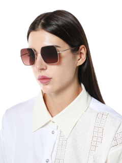Brown Square Sunglasses