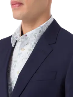 بدلة بصف واحد من الأزرار