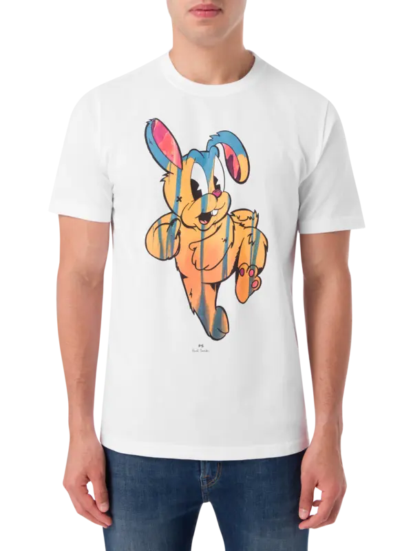 تيشرت بطبعة أرنب