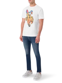 تيشرت بطبعة أرنب