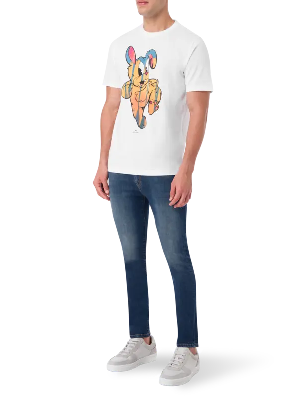 تيشرت بطبعة أرنب