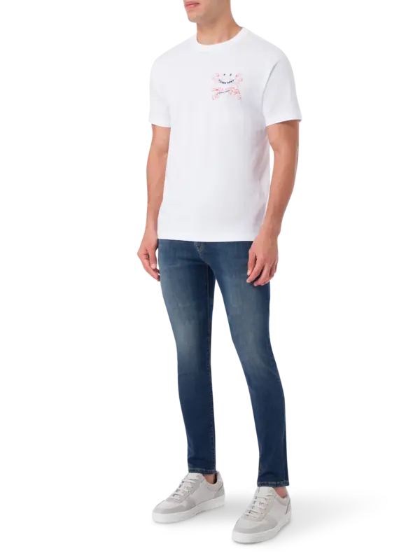 تيشرت بطبعة عبارة "Happy International"