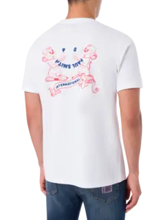 تيشرت بطبعة عبارة "Happy International"