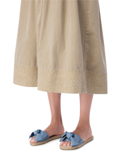 Flat Sandals With Knot