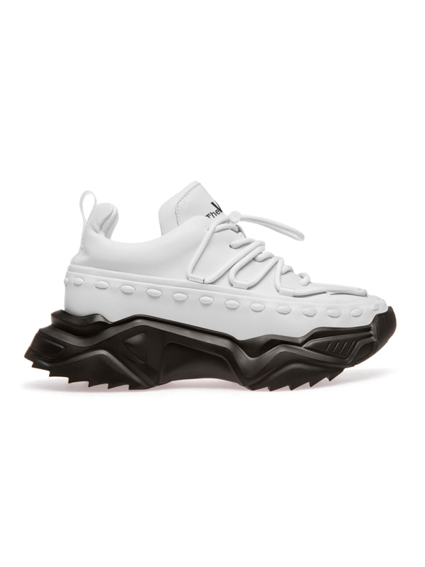 Men's Commando Lace Running Sneakers in Vegan Leather